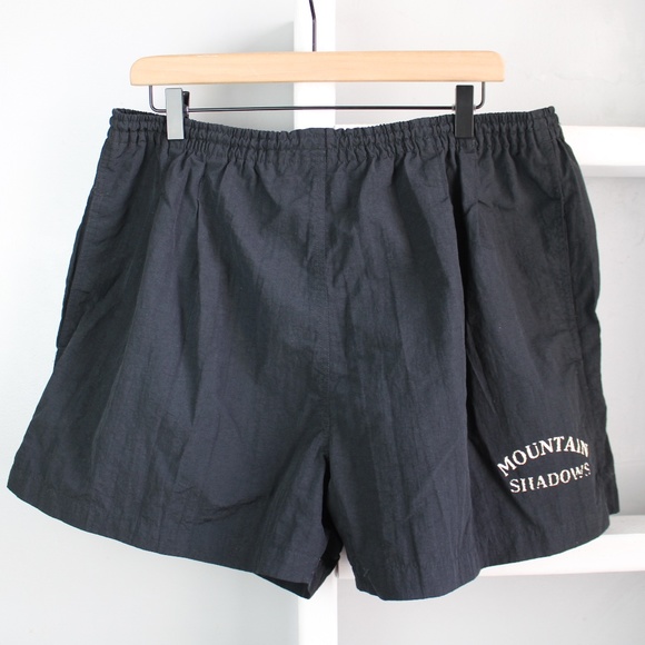 Vintage Other - Vintage Gear Black Windbreaker Shorts Size XL